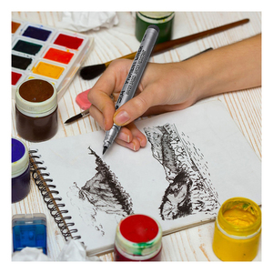 STA <span class=keywords><strong>Fine</strong></span> ligne dessin Pigment Liner encre <span class=keywords><strong>crayon</strong></span> calligraphie arabe décor à la maison stylo avec <span class=keywords><strong>pointe</strong></span> en <span class=keywords><strong>feutre</strong></span> pour croquis et marquage d'art - Product Image 1