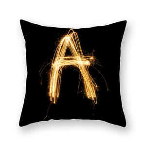 <span class=keywords><strong>Funda</strong></span> de cojín de piel de melocotón personalizada, respetuosa con el medio ambiente, 26 letras inglesas, <span class=keywords><strong>funda</strong></span> de almohada decorativa para sofá - Product Image 1