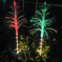 Lampe solaire de jardin double tête en forme de méduse, éclairage unique à double couche pour une zone éclairée plus large, idéale pour l'éclairage décoratif de jardin