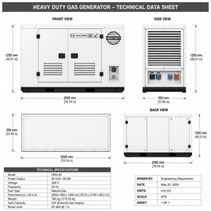เครื่องกำเนิดไฟฟ้าดีเซล Cummins 100KW 125KVA ระบายความร้อนด้วยน้ำ 3 เฟส พร้อมใบรับรอง EAC EPA CE SONCAP UKCA  แบบเงียบ - Product Image 6