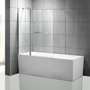 <span class=keywords><strong>Baignoire</strong></span> Courbée Populaire 2020 avec Paroi de Douche en Verre, Baignoires en Forme de B et de P - Product Image 4