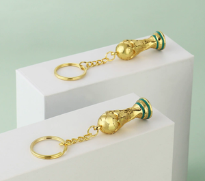 Llavero <span class=keywords><strong>3D</strong></span> con Forma de Trofeo, Aleación de Zinc, Amuleto, Regalo para Fanáticos del Fútbol, Evento Deportivo, Impermeable, Pintado a Mano, Recuerdo para Fanáticos y Coleccionistas - Product Image 5