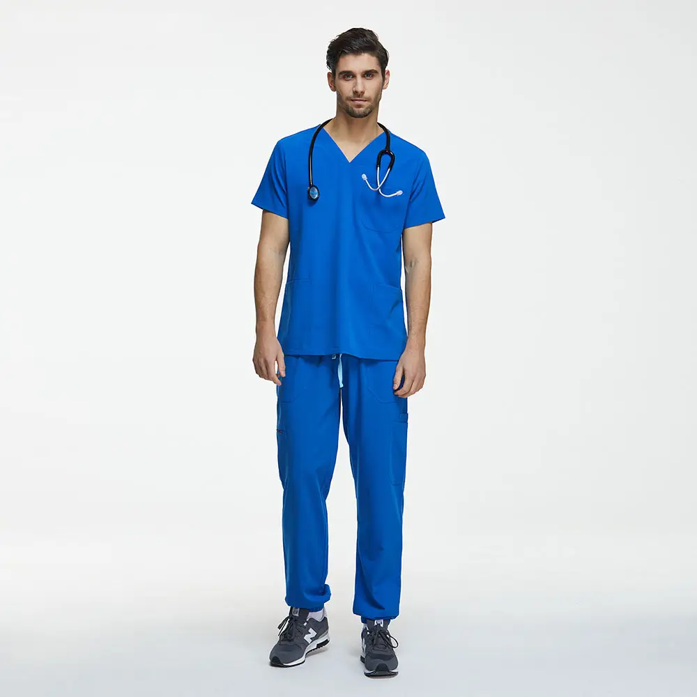 Hot Sale Dental Scrubs Online Nursing Uniform Clinic Scrub Sets Short Sleeve Scrubs Medical Uniforms