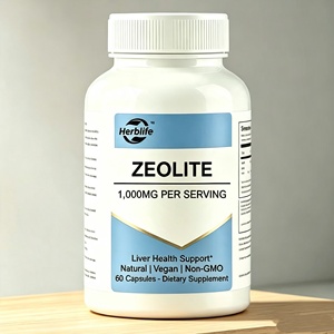 Cápsulas de Zeolita Cinoptilolita Activada al por Mayor de Fábrica OEM ODM, Suplementos Dietéticos para Desintoxicación y Apoyo a la Limpieza - Product Image 1