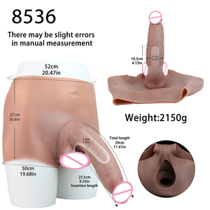 Wearable Male Enhancement Sleeve Large Size Soft Silicone Anal <b>Dildo</b> Toy for 18+ with Extension Design - Product Image 6