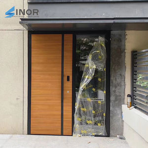 Porte d'entrée en fibre de verre de qualité supérieure avec finition imitation bois et conception écoénergétique pour usage résidentiel et commercial - Product Image 3