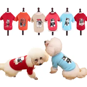 Katı kazak köpekler evcil kostüm yüksek kaliteli iyi fiyat popüler Pet kıyafetler rahat ve nefes kedi köpek giysileri