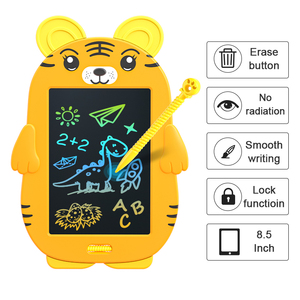 2025 nouveau Design 8.5 pouces dessin animé LCD planche à dessin <span class=keywords><strong>ardoise</strong></span> bloc-notes électronique doodle board - Product Image 6