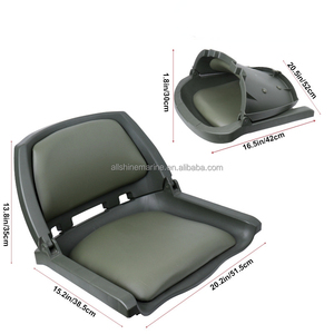 قابلة للطي لأسفل بسهولة مقعد ربان بإطار أخضر قابل للطي من أجل قارب قابل للنفخ قارب صيد - Product Image 4