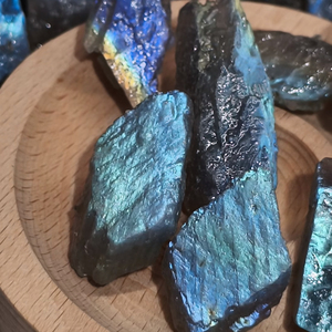 Kit de Sanación de Chakras con Labradorita Natural, 7 Minerales de Chakra, Cristales de Cuarzo Hechos a Mano para Meditación, Energía Wicca - Product Image 2