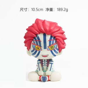 <span class=keywords><strong>Figurine</strong></span> Manga 10CM Demon Shinazugawa Akaza <span class=keywords><strong>Tomioka</strong></span> Giyuu Tokitou Muichirou Q Ver. Figurines d'anime en PVC à grosse tête - Product Image 6