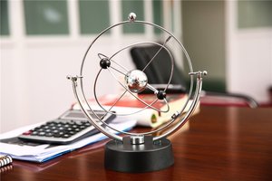 Gelsonlab-aparato móvil para escritorio, Bola de péndulo de Newton, HSPD-065, movimiento <span class=keywords><strong>perpetuo</strong></span> electrónico - Product Image 5