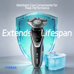 Cartouche de nettoyage PUREZA Z084 sûre et douce pour <span class=keywords><strong>rasoir</strong></span> électrique, Plug and Play, pour des effets de rasage lisses et soignés - Product Image 1