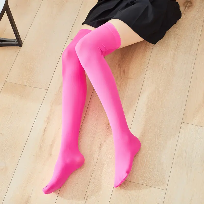 Spring and autumn knee-high socks ladies stockings cotton socks
