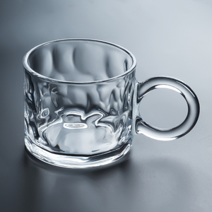 Verre à vin gaufré de couleur cristal sans plomb Verre vintage Verres à vin Tasse - Product Image 1