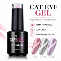 Vernis gel œil de chat avec logo personnalisé nouveau style de vernis à ongles UV sans cruauté et non toxique Soak Off Design français Source de lampe à LED pour le bricolage