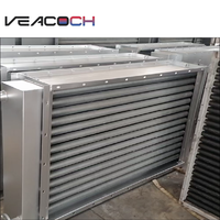 Intercambiador de Calor Aletado Resistente a la Corrosión a Altas Temperaturas para Gases de Combustión de Hornos de Fusión, Ideal para la Recuperación de Calor Residual