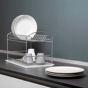 Escurridor De Platos De Acero Cromado Pulido Suprastar 1 Pz. Electrodomésticos de cocina 8939411 EMUCA - Product Image 3