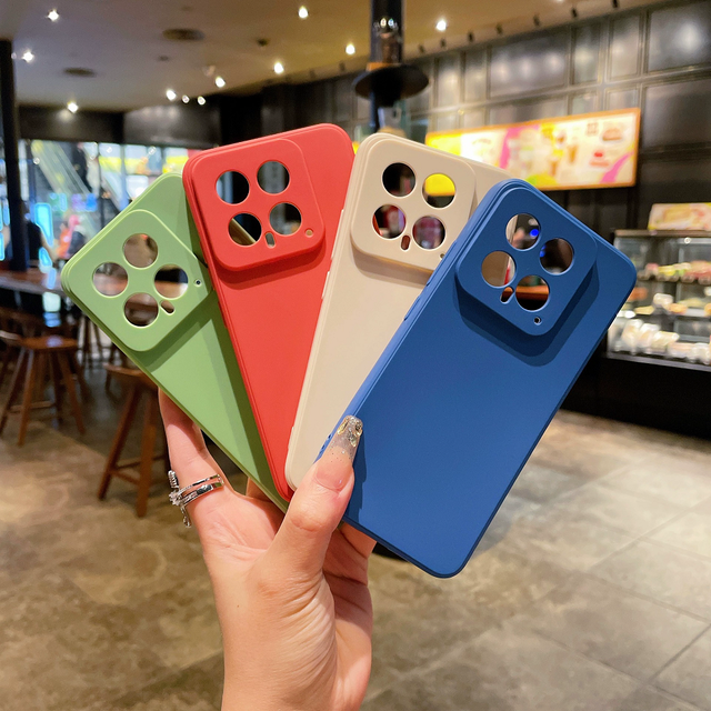Liquid Silicone Shockproof Phone Cases for Xiaomi Redmi NOTE14 NOTE13 NOTE12 K80 K70 PRO 14C 13C 12C 12 13 K70 Soft TPU Cover