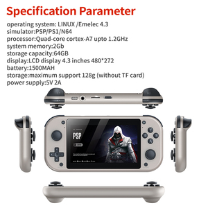 Consola <span class=keywords><strong>de</strong></span> Videojuegos Portátil Retro M17 Sistema <span class=keywords><strong>de</strong></span> Consola <span class=keywords><strong>de</strong></span> <span class=keywords><strong>Juegos</strong></span> Pantalla IPS <span class=keywords><strong>de</strong></span> 4.3 Pulgadas Regalo para Niños - Product Image 5