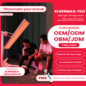 IDEATHERAPY RL600MAX-7CH Dispositivo de Terapia de Luz con Pantalla Táctil y Control por Aplicación, Panel de Luz Roja para el Hogar, Salón de Belleza, Gimnasio, <span class=keywords><strong>Yoga</strong></span> - Product Image 6