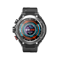 Jam tangan pintar 2 dalam 1 Baru, gelang T92 dengan earbud nirkabel TWS 1.28 inci denyut jantung tekanan darah olahraga tahan air