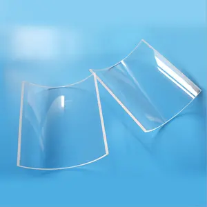 Hersteller können transparente Quarzglas-Halb zylinder anpassen