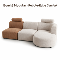 Ensemble de canapés modulaires sectionnels Chesterfield en tissu de luxe américain moderne pour salon et hôtel, avec coussin structurel à extrémité ouverte