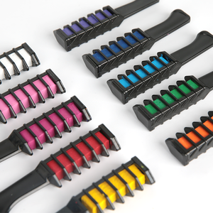 Coloration capillaire <span class=keywords><strong>temporaire</strong></span> pour enfants et adultes, multicolores, non toxique, lavable, arc-en-ciel, peigne à coloration capillaire, craie capillaire pour <span class=keywords><strong>cheveux</strong></span> clairs et foncés - Product Image 6