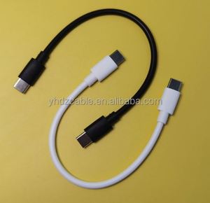 Cable de Carga Rápida USB C a USB C de Doble Cabeza de 15cm, 20cm, 25cm, Tipo C PD, para Transferencia de Datos y Carga - Product Image 4