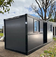 Hôtel conteneur extensible économique, maison préfabriquée de luxe compacte avec salle de bain