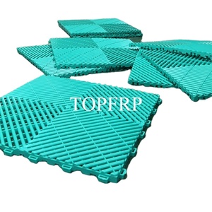 Carreaux de sol européens en vinyle PP antidérapants et résistants à l'usure pour intérieur, bureau à domicile, surface unie, option graphique personnalisée - Product Image 1