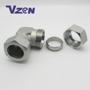 Raccords hydrauliques Parker-Ermeto EO à haute pression série W 1C9/1D9 RN, manchon <span class=keywords><strong>hydraulique</strong></span> métrique, adaptateur <span class=keywords><strong>olive</strong></span>, écrou à coupe - Product Image 1