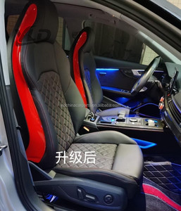 Kit de coussins de siège sport YLD RS6 <span class=keywords><strong>GT</strong></span> amélioré et housses de course en cuir personnalisées de luxe pour <span class=keywords><strong>Audi</strong></span> A3 A4 A5 A6 A7 2017-2025 pour transformation en RS - Product Image 5