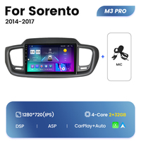 MEKEDE M6 PRO système Android QLED système audio multimédia de voiture pour KIA Sorento 2014 2017