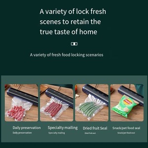 Machine de mise sous vide numérique multifonctionnelle de bureau portable, étanche, avec écran tactile, avec 10 sacs sous vide pour aliments - Product Image 5