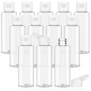20ml 25ml 30ml 50ml 60ml 80ml <b>100ml</b> 120ml 150ml 200ml Round Shape Transparent Squeeze <b>Plastic</b> <b>Bottle</b> - Product Image 1
