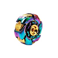 Fidget Spinner Logam Berlapis Emas Mewah, Mainan Anti Stres Mekanis Premium, Hadiah Ulang Tahun Sempurna Untuk Pecinta Teknologi