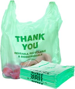 Custom Printed T Shirt Bags and Supermarket T Shirt Plastic Bags