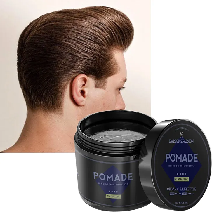 Private Label Non-greasy Long-lasting Men Hair Pomade 360 For Natural Control Poamde Defines Hair