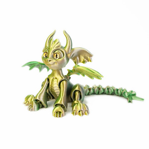 Figuras de Demonios Impresas en 3D de la Serie Criaturas Mágicas, Adornos de Escritorio de Plástico Personalizables con Articulaciones Móviles - Product Image 5