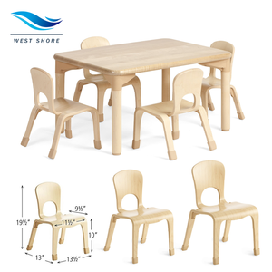 <span class=keywords><strong>Set</strong></span> Scrivania e Sedia in Legno <span class=keywords><strong>per</strong></span> Bambini Montessori in Età Prescolare <span class=keywords><strong>per</strong></span> <span class=keywords><strong>Asilo</strong></span> Nido, Scuola Materna e Ambienti di Apprendimento Precoce - Product Image 1