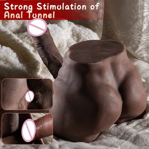 Real Touch Half Body Seksspeeldol met Grote Dildo voor Vrouwelijke Masturbatie, Zacht Volledig Lichaamsmodel OEM/ODM Merk - Product Image 4