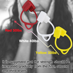 Top 2024 nâng cấp Mô Hình 4 Mức độ kháng hàm Exerciser Mặt & Cổ công cụ Silicone jawline Exerciser hàm huấn luyện viên strengthener - Product Image 4
