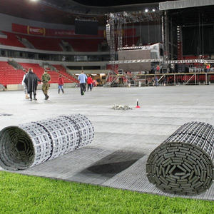 Suelo protector de césped diseño fácil de construcción plástico exterior PP piso entrelazado - Product Image 3