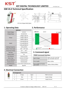 KST X08 V6.0 2.8Kgf.cm 0.09sec Coreless Metal Gear Digital for RC Airplanes and Boats Gliders Included - Product Image 6