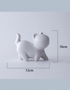 Tự làm nghệ thuật và hàng thủ công cho trẻ em nhỏ giọt gấu chất lỏng nhựa mèo bức tượng trang trí đồ trang trí Đổ Sơn và bộ dụng cụ - Product Image 2