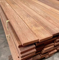 Planches de terrasse en bois massif Merbau pour extérieur et jardin