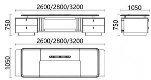 Scrivania Direzionale Moderna Personalizzata con Design a Pannelli, Costruzione in Legno Ecologico, Tavolo da Lavoro Modulare Durevole per Ufficio - Product Image 5