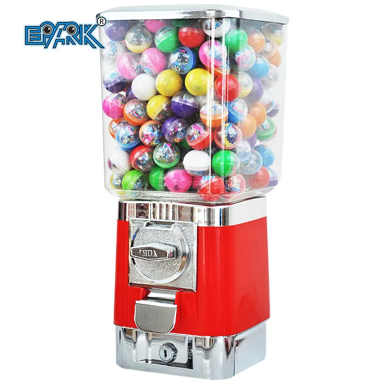 Coin Operated Gumball Machine Candy Dispenser Capsule Toys Bouncy Ball Vending Machine For Kids